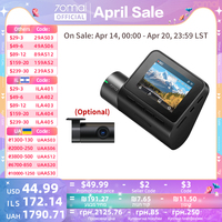 70mai Dash Cam A200 2'' LCD Screen 70mai A200 Car DVR1080P Auto Recorder 24H Parking Support 130° FOV Dual-channel Record