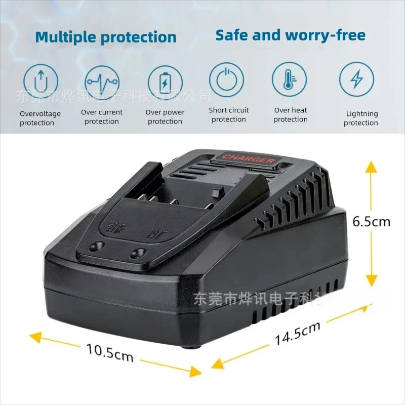 ボッシュ 14.4V-18V バッテリー用急速充電器 2A/3A 代替ボッシュ電動工具 LED 充電インジケーター付き BAT609 BAT609G 用