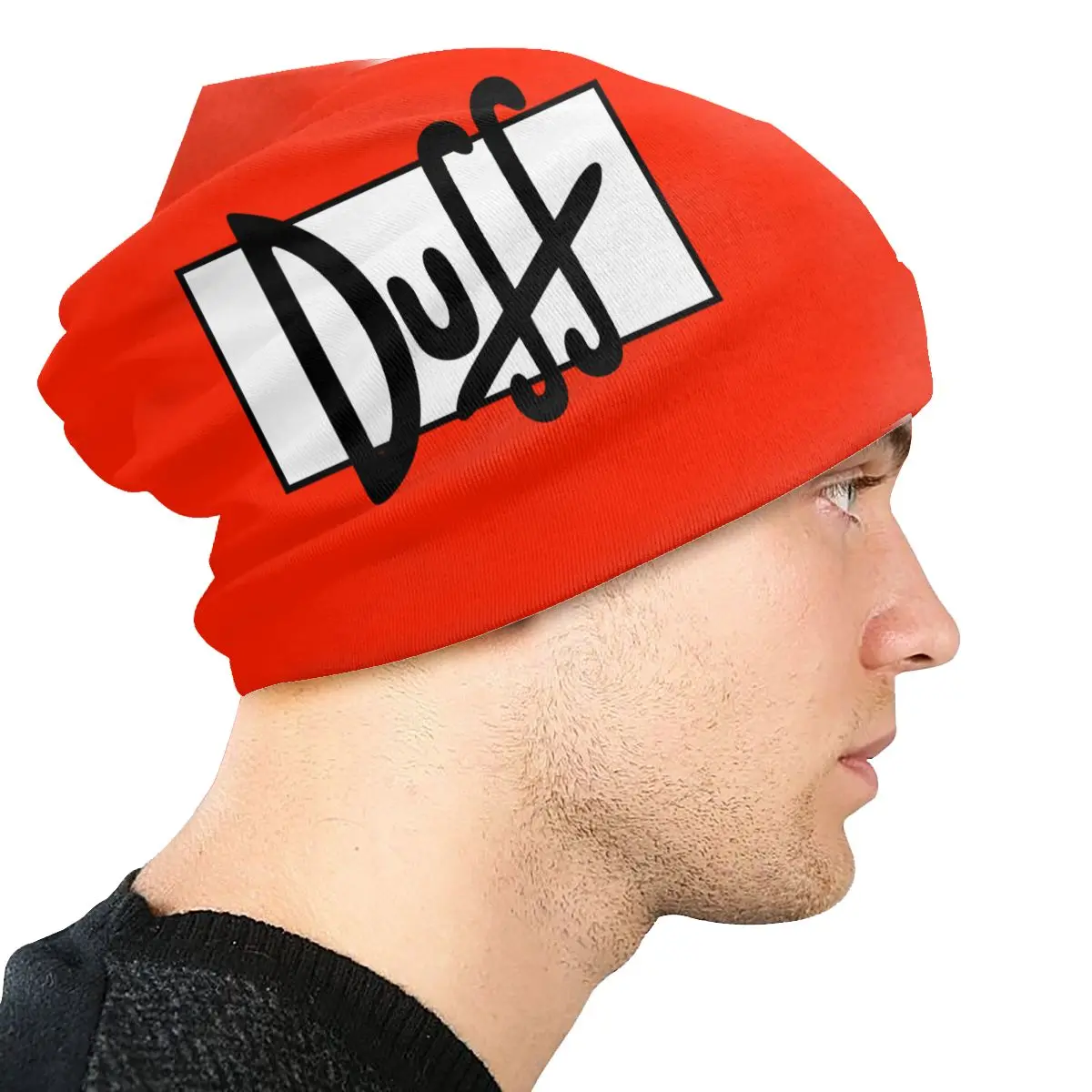 Custom Cool Winter Warm Men Women Knit Hat Adult Unisex Duff Beer Skullies Beanies Caps Bonnet Hats