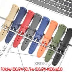 Watch Strap Suitable for Casio G-shock GW-500 GW-501 GW-530 GW-M500 M530 Replacement Band Sport Waterproof Watch Accessories