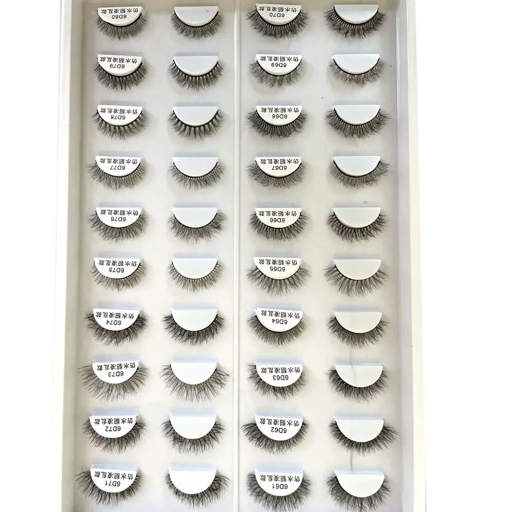 NEW mix 20pairs Lashes Bulk Wholesale 8mm-12mm Mink Lashes New Design Short Wipsy Natural Lashes Vendors