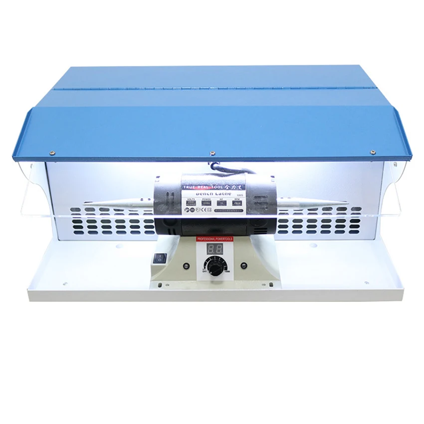 Polimento com Coletor de Poeira Motor de Moagem Moedor de Bancada Polidor para Jóias 1200w