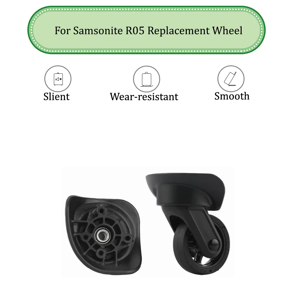 Suitable For Samsonite R05 Password Box Wheel Universal Wheel Repair For Samsonite HK4 Luggage Wheel Pulley Replacement Parts