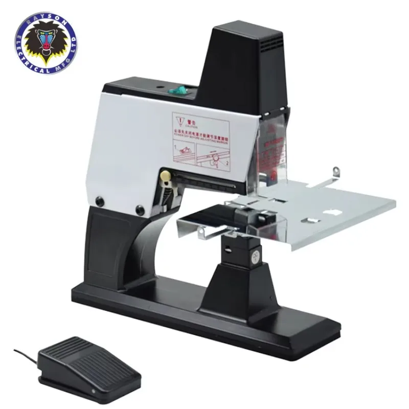 Saddle and Flat Stapler Electric Stapler Machine ST-1000T Solid Metal Stapler