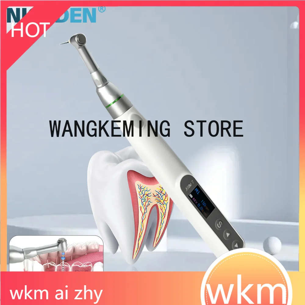 10 Working Modes den  tal Endo Motor 16:1 Reduction Contra Angle Endodontic Treatment Root Canal Therapy Wireless