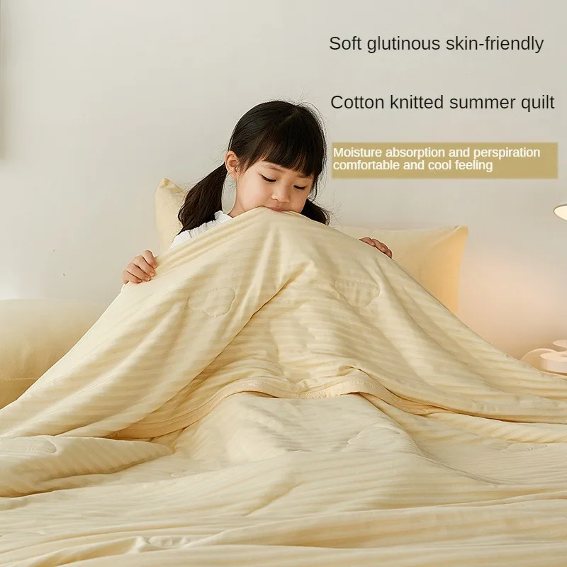 Stay Cool and Comfortable All Summer with our Soybean Fiber Summer Cool Quilt - The Ultimate Solution for a Refreshing Night's