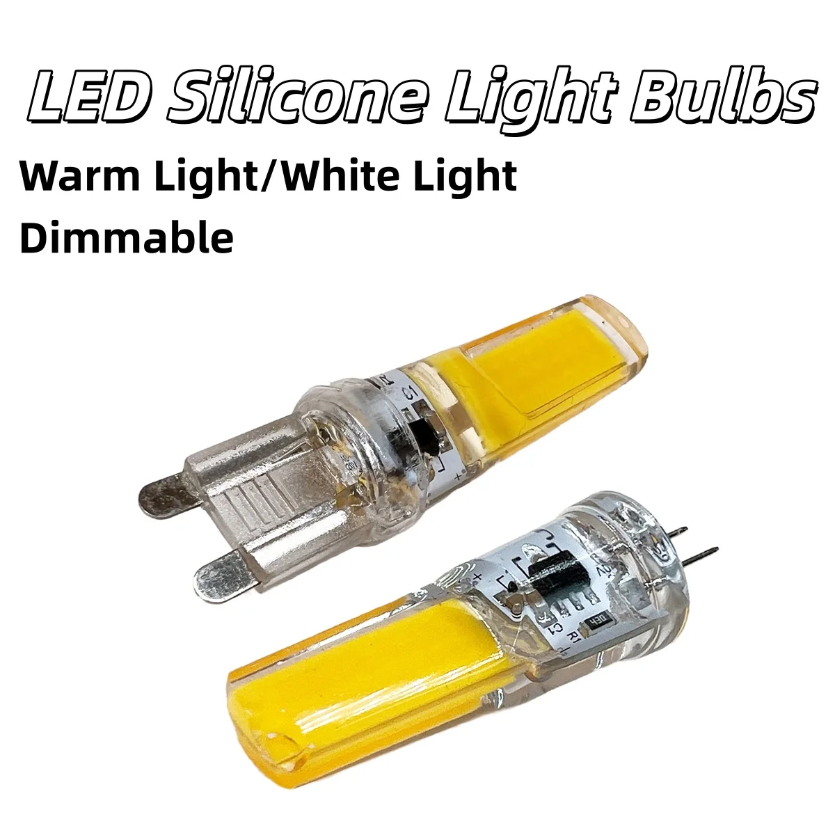 

10 шт. светодиодных ламп G4 G9 COB, диммируемые, 6 Вт, AC220V, замена мини-галогенных ламп, светодиодные лампы для домашнего освещения, сменные лампочки