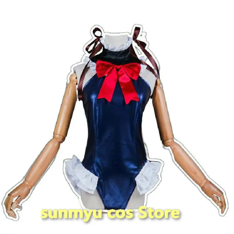 Costume de Cosplay Marie Rose mort ou vivant Halloween bleu marine