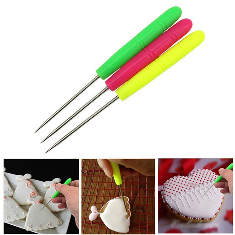 Biscuit Exhaust Needle Cake Baking Tools Biscuit Icing for Gingerbread Sugar Embossing Marking Needle Baking & Pastry Tools