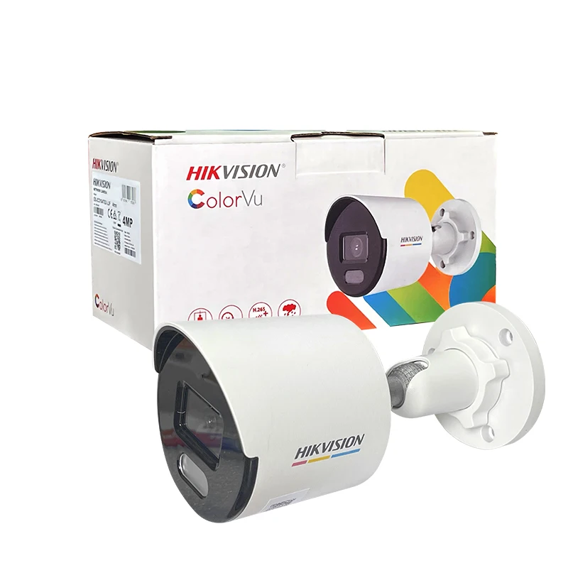 كاميرا مراقبة خارجية Hikvision-كاميرا مراقبة خارجية 4 ميجابكسل ، كشف بشري ومركبة ، كاميرا مراقبة cctv ، ميكروفون مدمج #6