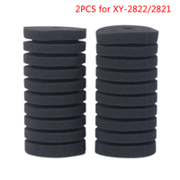 100% brand new 2Pcs Aquarium Filter Sponge For XY-2822/2821 Filter Fish Tank Air Pump Filter Black Color 12*6cm