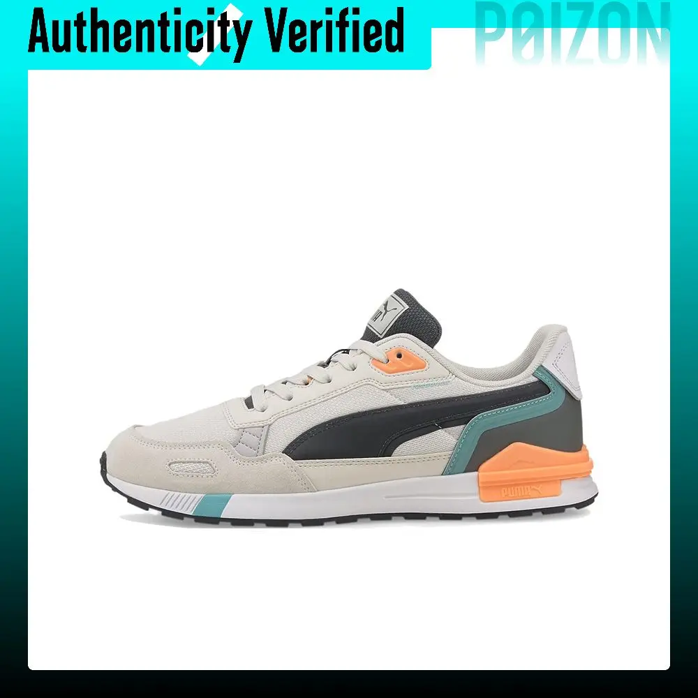 PUMA Graviton Tera Casual Shoes Unisex Low-top Black/Gray/Orange 383058-04