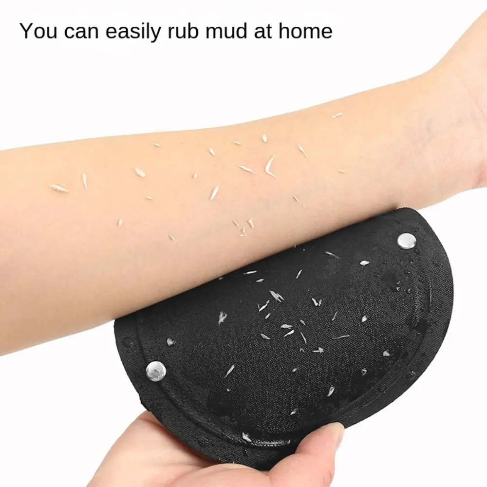 Bath Artifact Round Rubbing Towel Black Painless Rubbing Rubbing Back Tool Exfoliating Brush