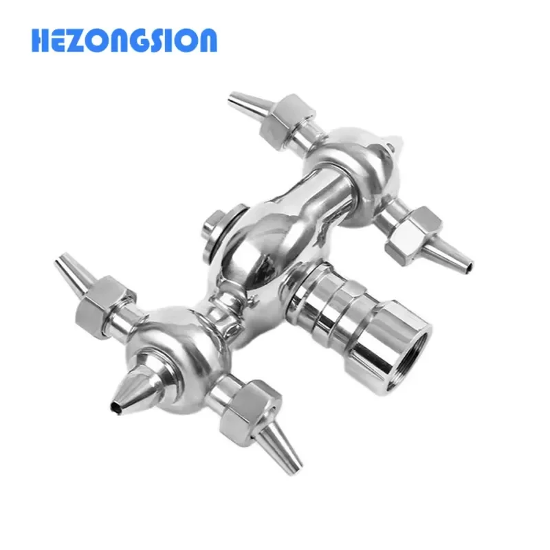 for Sanitary 1 Inch BSPT Female 360 Degree Rotary Cleaning Spray Ball SS304 Stainless Steel Washing Head Canister for CIP