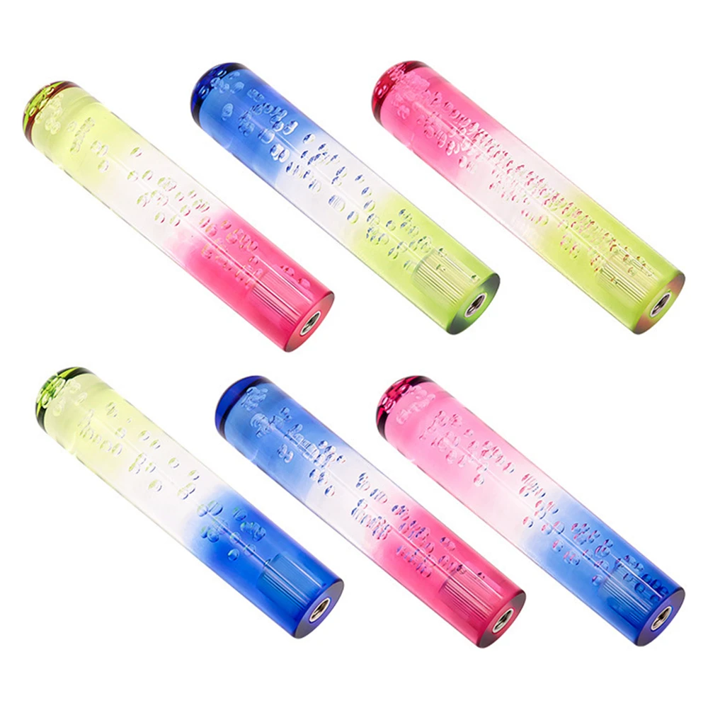 

15 см универсальная автомобильная ручка переключения передач, красочный хрустальный пузырь, автомобильный Стайлинг, ручная ручка переключения передач, подходит для Honda Toyota Nissan