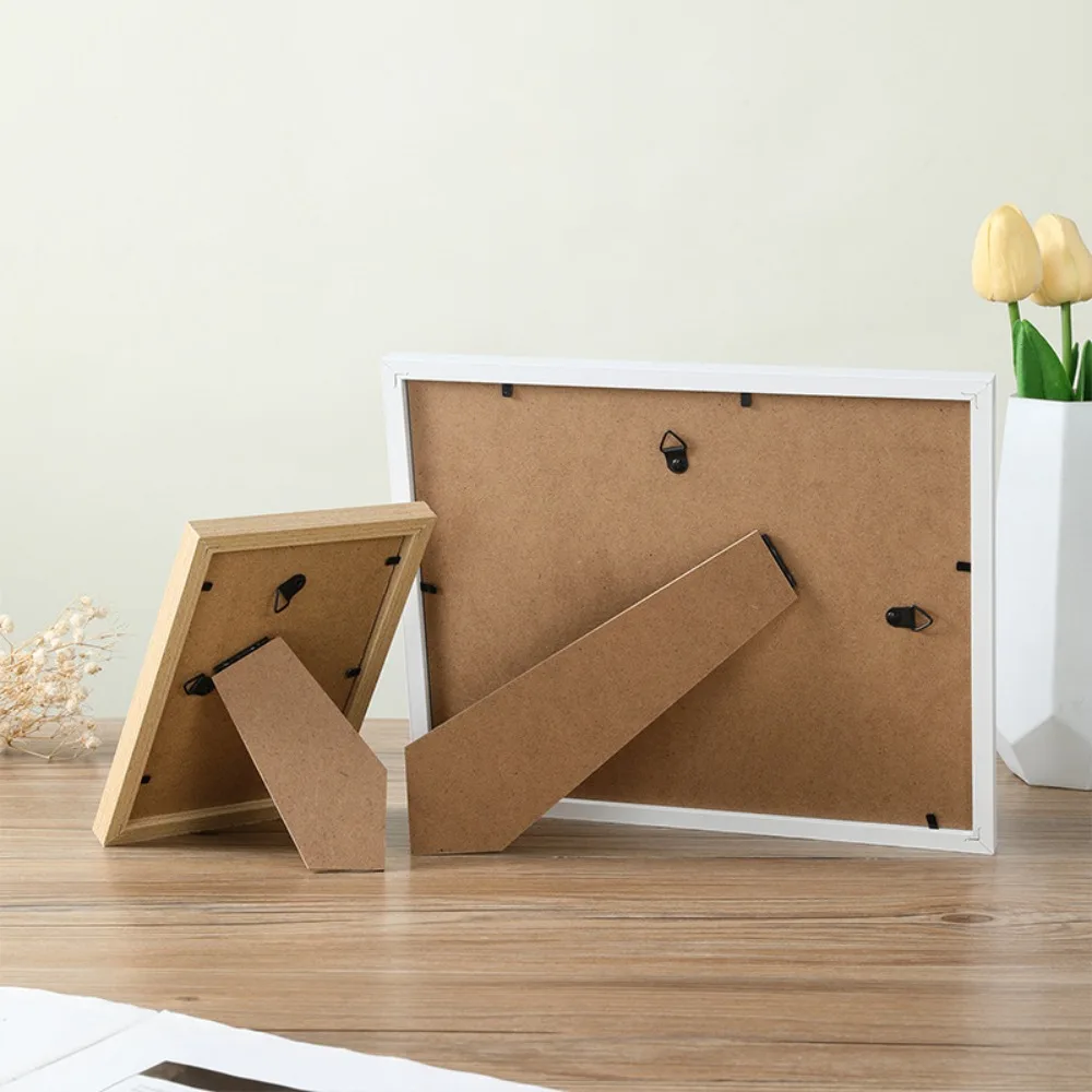 New Wooden Photo Frame Wall Hanging 8inch Picture Frame Stand 10inch 6inch Draw Frame Gift