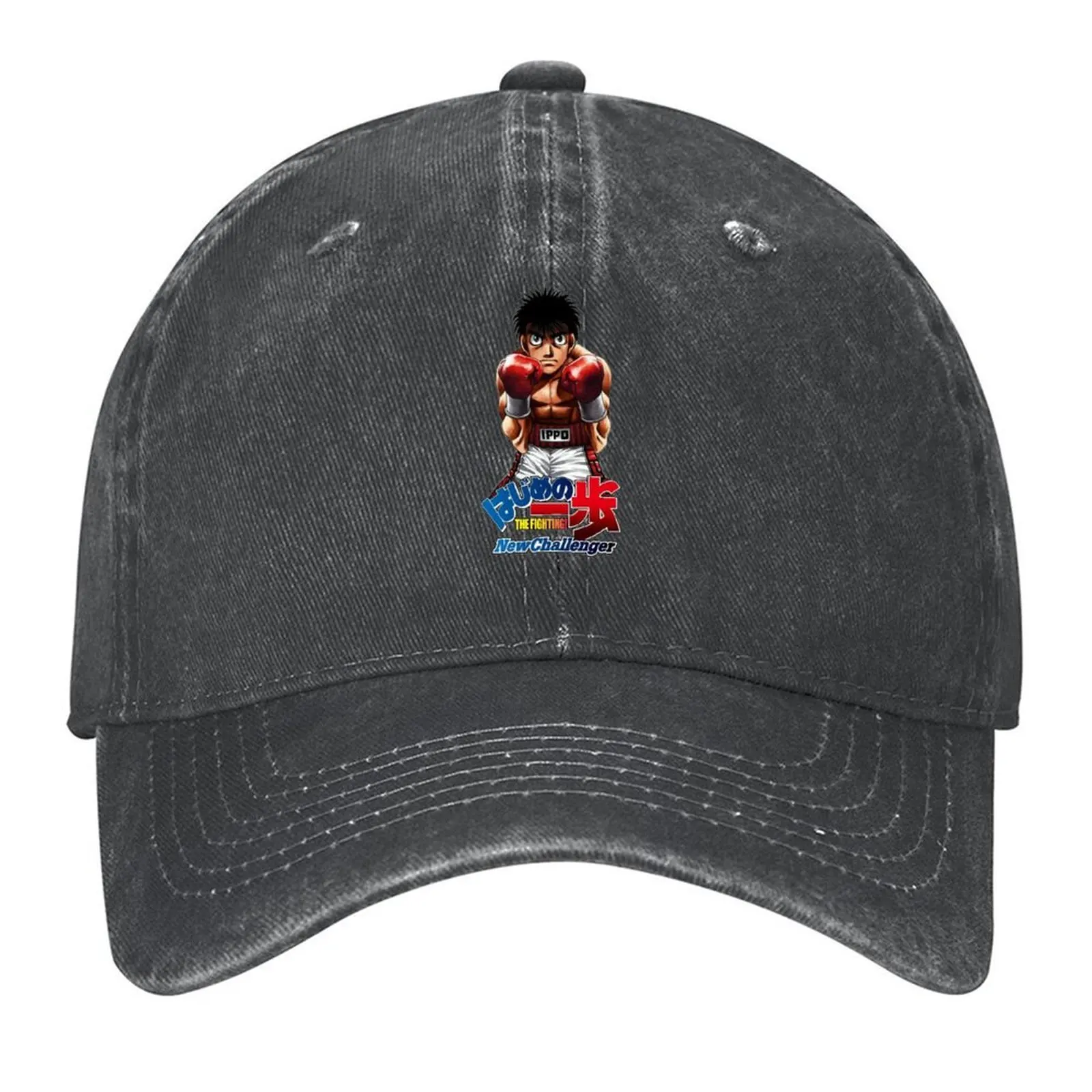 

Hajime no Ippo - New Challenger For the Real Fan Бейсбольная кепка New In The Hat Детская шляпа Шляпа от солнца для детей Кепки для женщин и мужчин