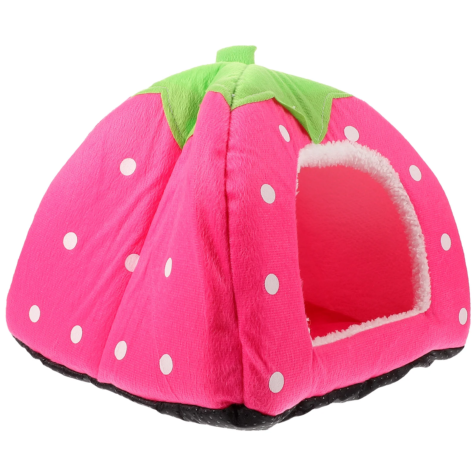 Cotton Sponge Puppy Cat Dog House Dome Tent Cloth-Wrapper Shape Tent (Pink) Pet bed house Pet warm house