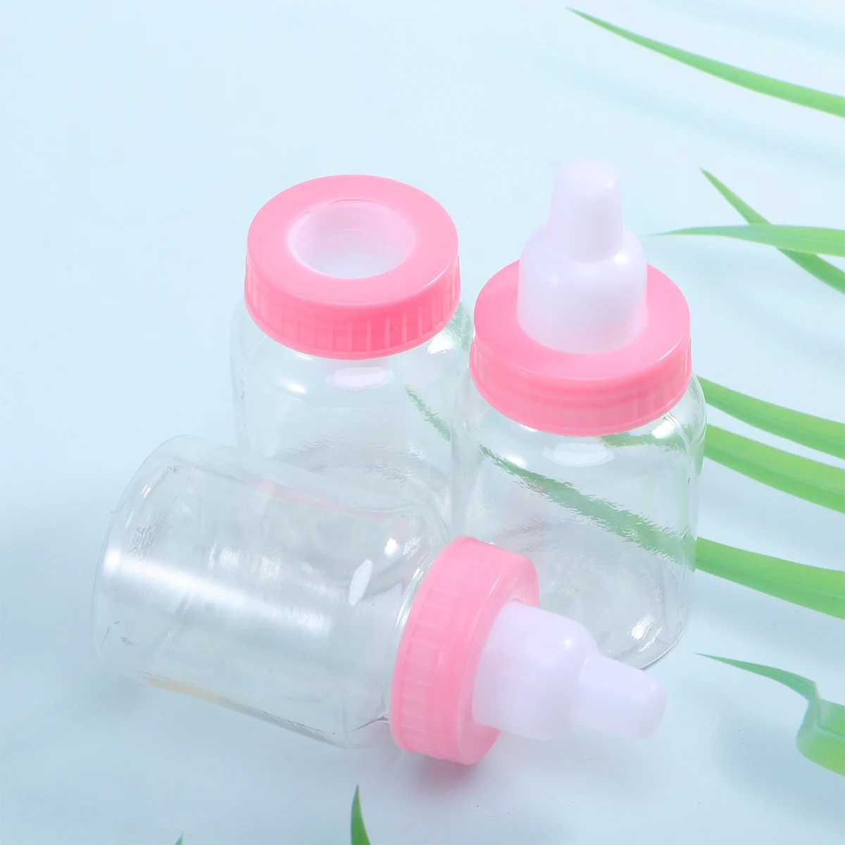 

36pcs Cartoon Nursing Bottle Boxes Plastic Gift Storage Holders For Baby Decor Candy Box Gift Box