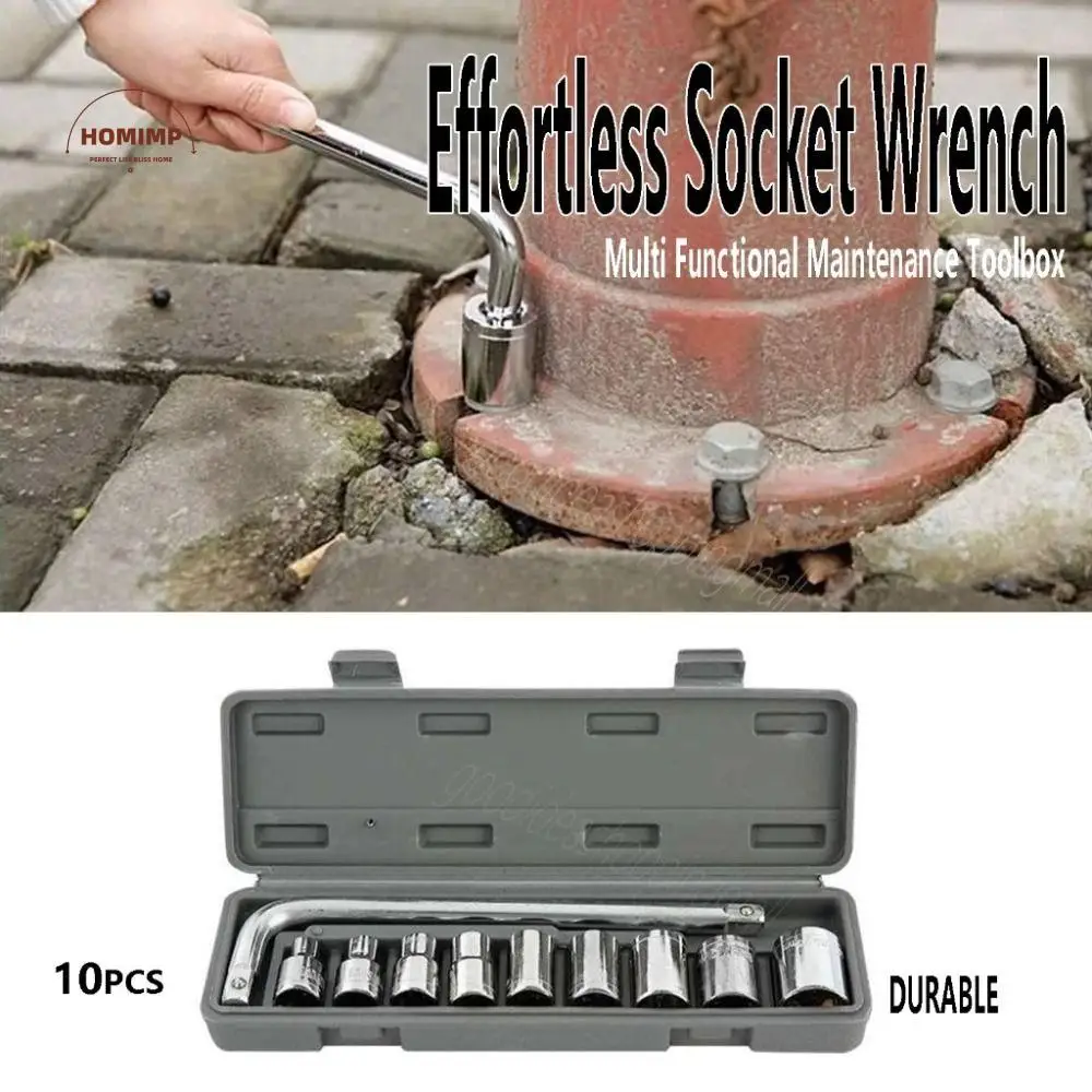 

Набор торцевых ключей диапазона 8-21 мм, метрический размер, прочный строительный набор торцевых ключей, портативный дизайн, ручной инструмент с приводом 1/2 дюйма