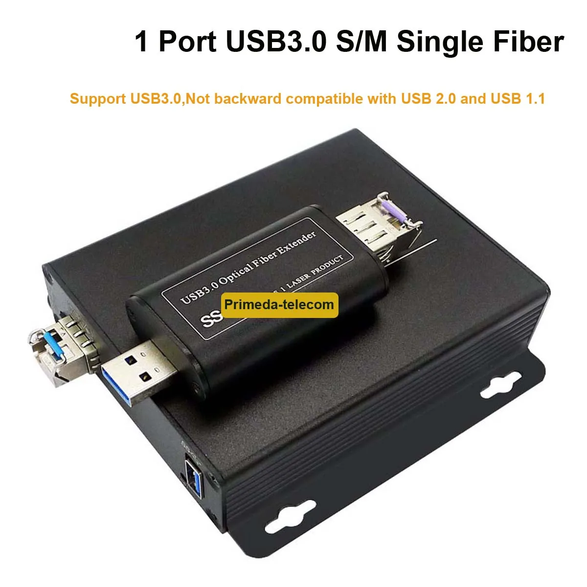 

USB3.0 Extender over Fiber Optic 250M, SFP Transceiver include, USB3.0 to Fiber Converter 1 Set.