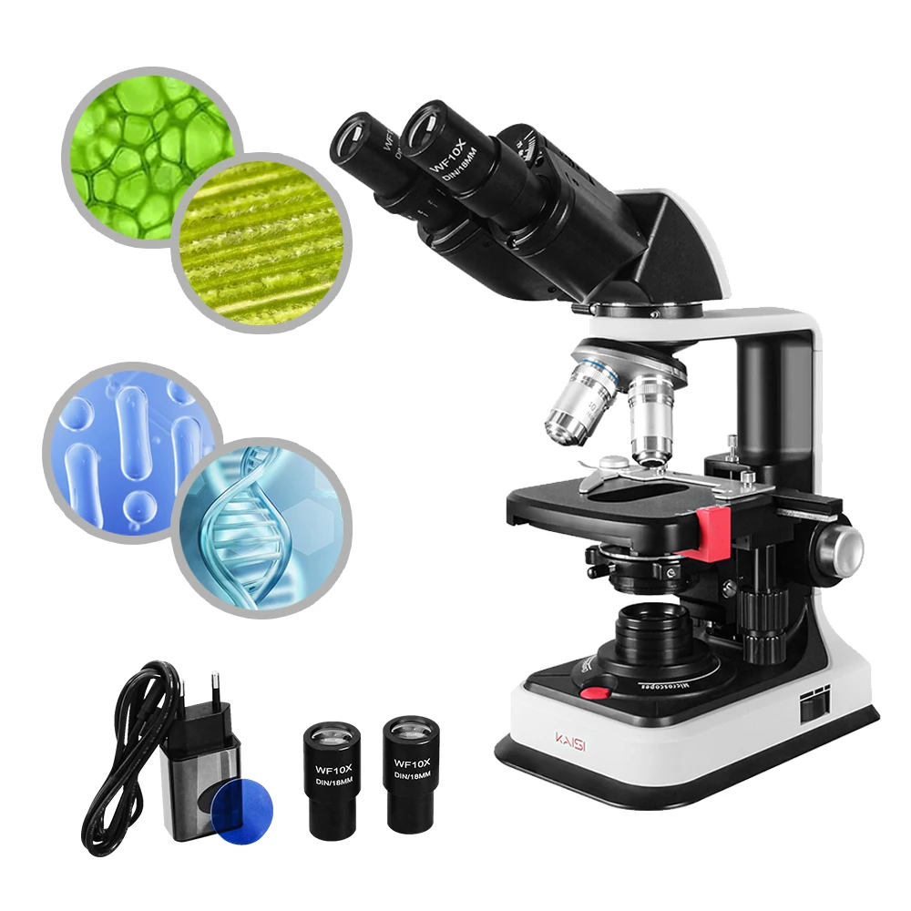 BM24 40X-2500X Biological Microscope Siedentopf Binocular Head Research-Grade Compound Lab Microscope With 3D Mechanical Stage