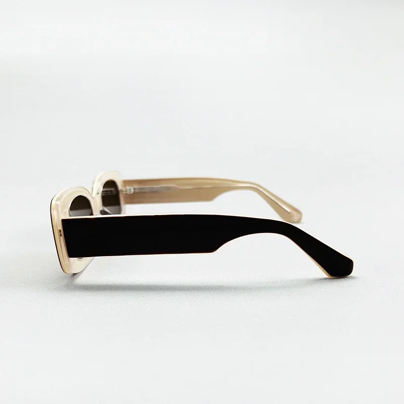 光学レンズ用の取り外し可能なクリップオンフレーム付き偏光デザイナーサングラス、ファッショナブルな男性と女性のための美的メガネ