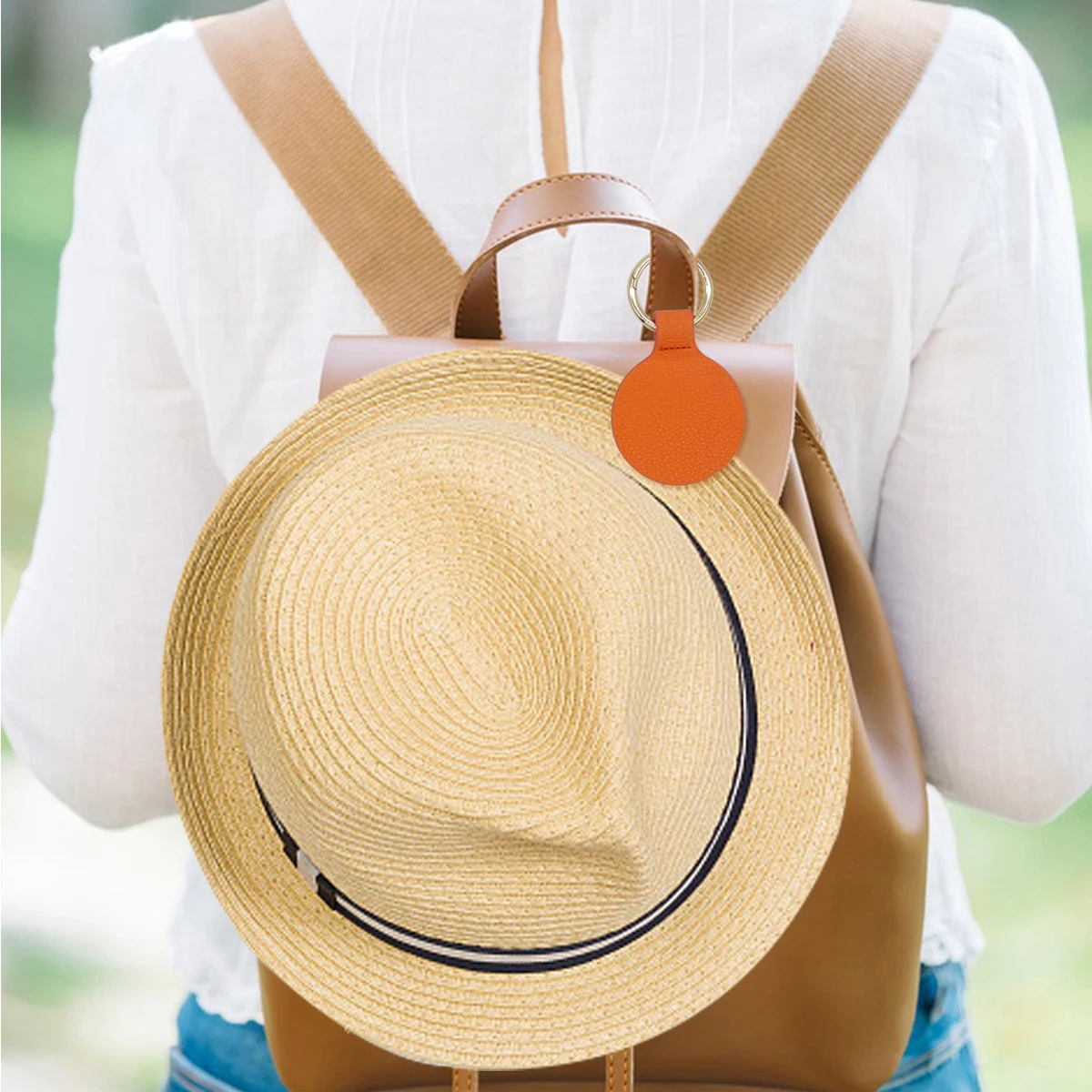 مشبك قبعة مغناطيسي على حامل الحقيبة ، مشبك حارس من الجلد الصناعي ، إكسسوارات حقيبة يد ، حقيبة ظهر ، أمتعة ، حقيبة سفر ، zmt ، 1 US