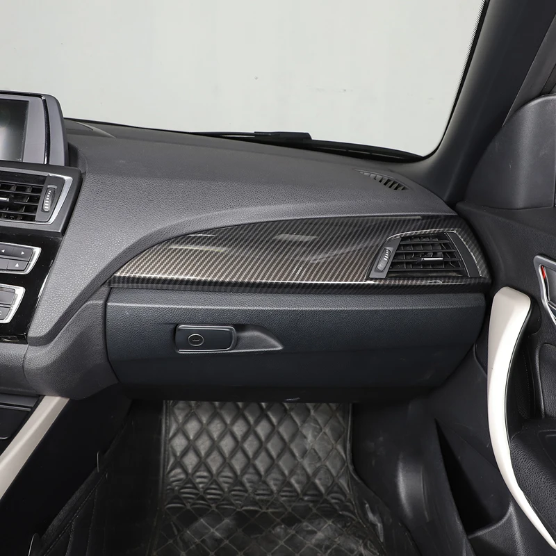 

ABS Carbon Fiber Dashboard Side Air Outlet Panel Trim Cover For BMW 1 2 Series F20 F21 F22 F23 2012-2017 Inner Accessories LHD