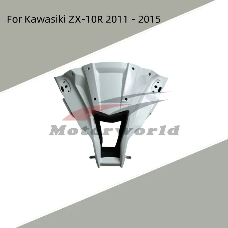

A Set Motorcycle Unpainted Head Cover And Air Vent ABS Injection Fairing For Kawasiki ZX-10R 2011 2012 2013 2014 2015 .