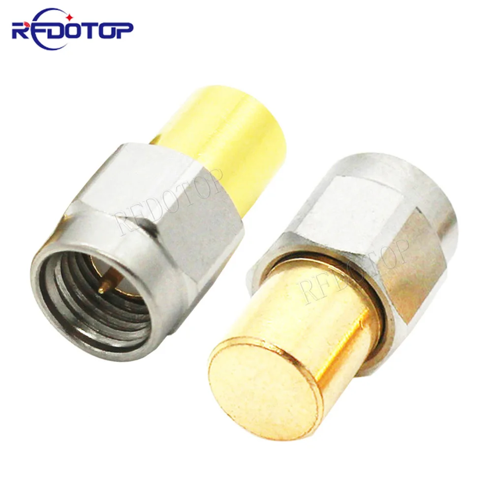 

1Pcs SMA Male Plug 1W DC-12GHz 1W 50ohm RF Coaxial Termination Dummy Load Connector Socket Brass Straight Coaxial RF Adapters
