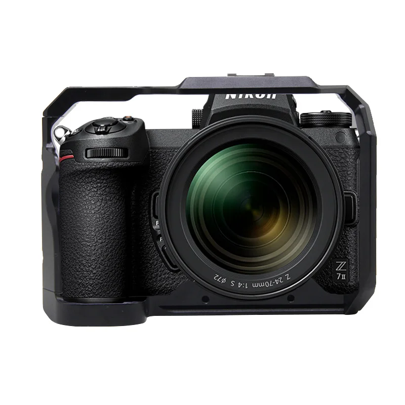 Full Cage Rig for Nikon Z6/Z7/Z5/Z6 II/Z7 II Camera Nato Rail Arca Swiss Hand Grip Quick Release Plate