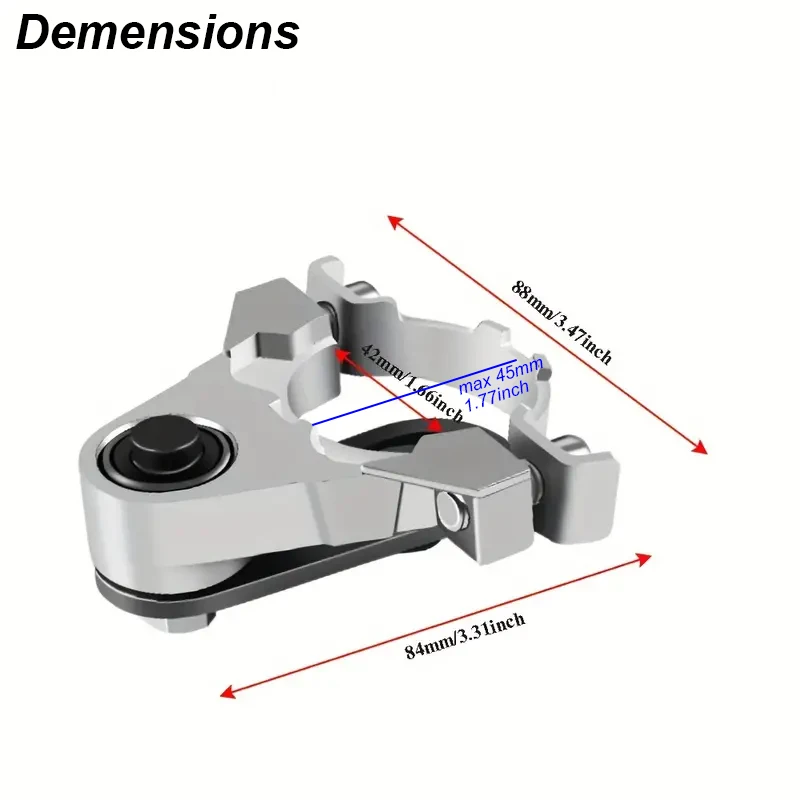 Angle Grinder Conversion Universal Head Adapter Converter M10 M14 Thread for Type 100 Swing Saw Cutter Polisher Polish Oscillate
