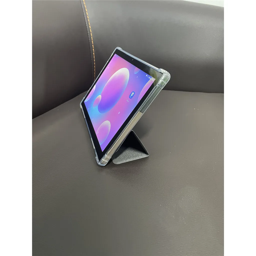 Transparente TPU-Tablet-Hülle für TCL Tab 10S 10L 10 HD 4G 10L Gen2 10,1 Zoll Kunstleder Flip Vollschutzhülle