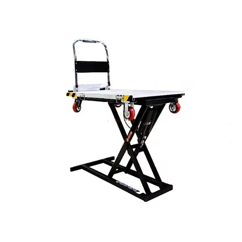 

Factory Store Electric Portable Scissor Slide Rail Car Lift Mobile Hydraulic Lift with 102cm Lifting Height for Trucks