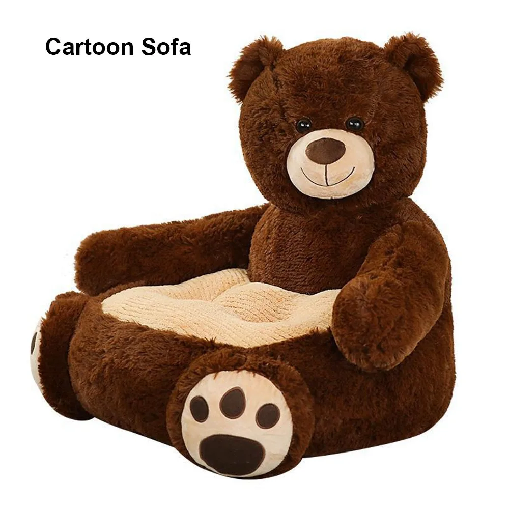 Small Panda Cartoon Sofa Chair Soft Comfortable Cartoon Lazy Sofa Cover Bear Duck Animal Ergonomic Living Room Lazy Sofa