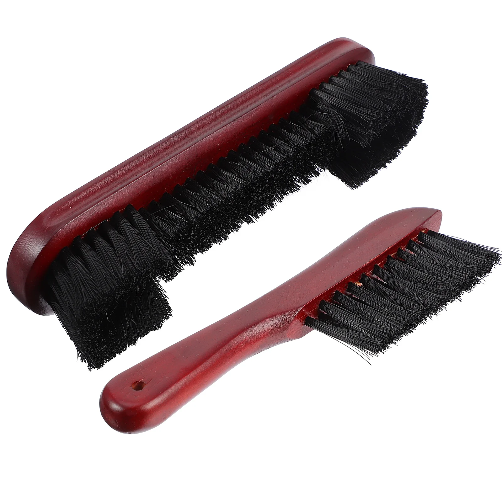 

2pcs Billiard Pool Table Cleaning Brush Set Wood PVC Bristles Snooker Table Rail Tools Accessories Game Room Durability Quality