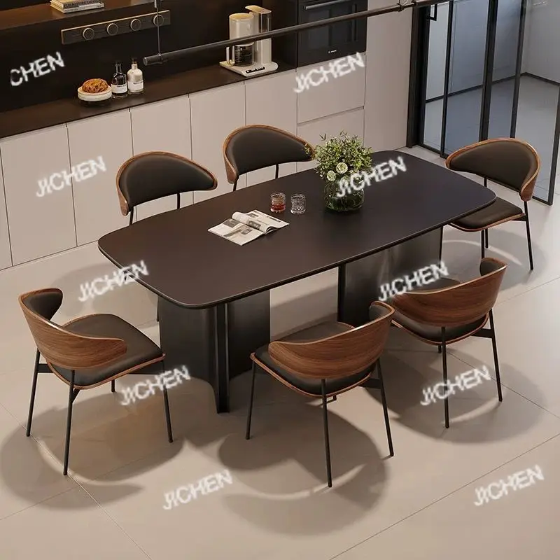 

JC Стулья для гостиной, столовой, кожаный стул, мягкий современный стул для кафе, дома, скандинавские шезлонги, ясли, роскошная минималистичная мебель для дома