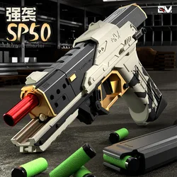 Sp-50 Strike Master Can Be Manually Loaded And Fired Soft Bullet Gun Boy Eva Soft Bullet Empty Chamber Hang-up Toy Gun