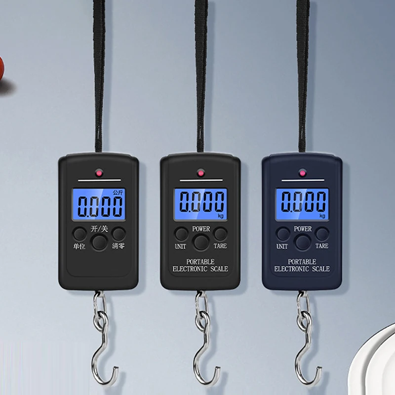 

1PC Multifunctional Mini 40kg/10g Electronic Hanging Fishing Luggage Portable Digital Handy Pocket Weight Hook Scale