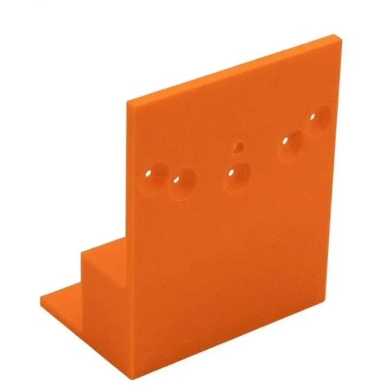 IALJ-Stepped Positioning Plate For Wardrobe Side Installation Precision Tool Orange Plastic Hinge Mounting Cabinet Assembly