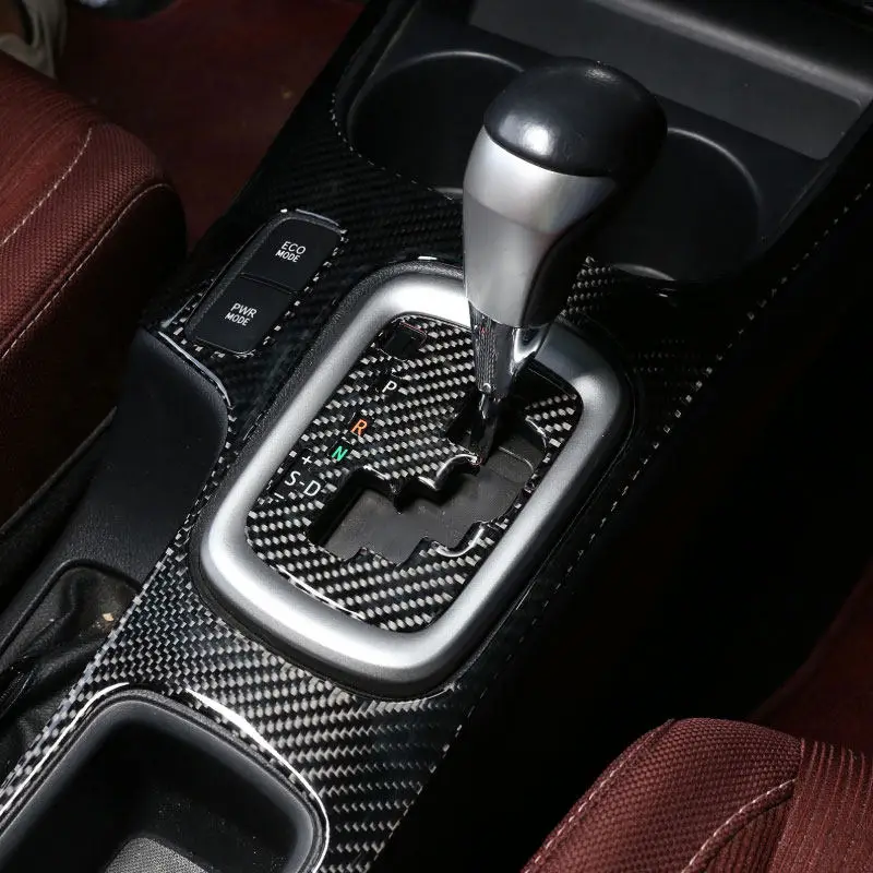 

Soft Carbon Fiber Car Interior Accessories Gear Shift Panel Frame Cover Trim For Toyota Hilux 2015 2016 2017 2018 2019 2020 2021