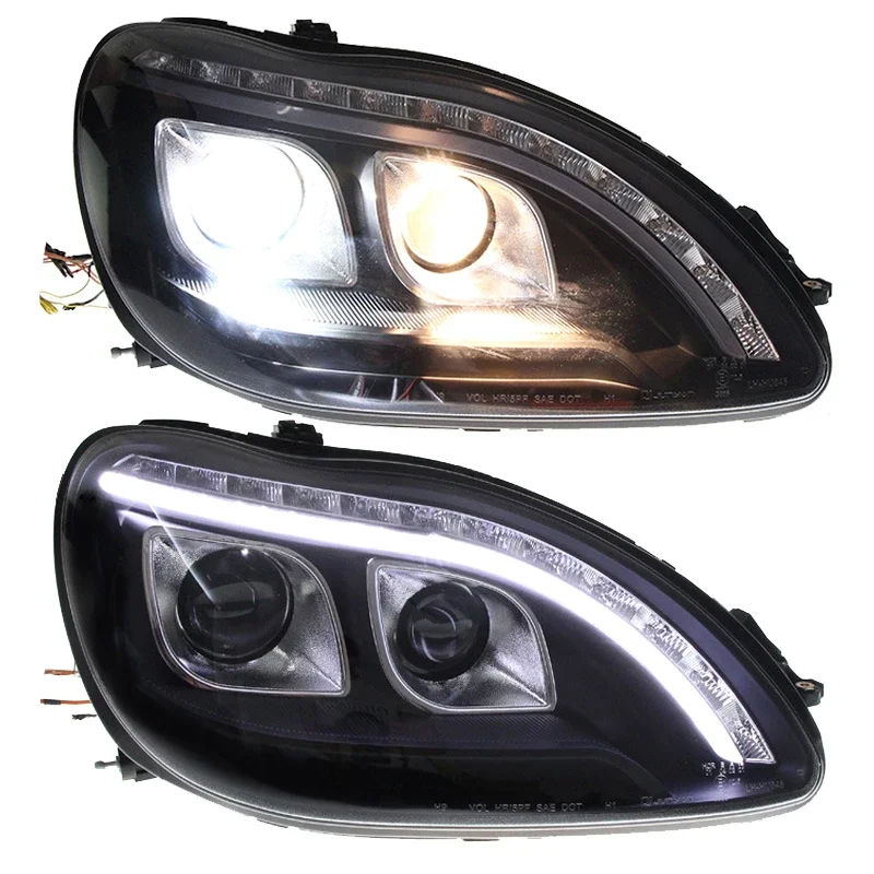 Hot Sale LED Lamp for W220 S280 S320 S500 S600 Car Headlight 1998-2005 Front Lights with DRL in Mainland China