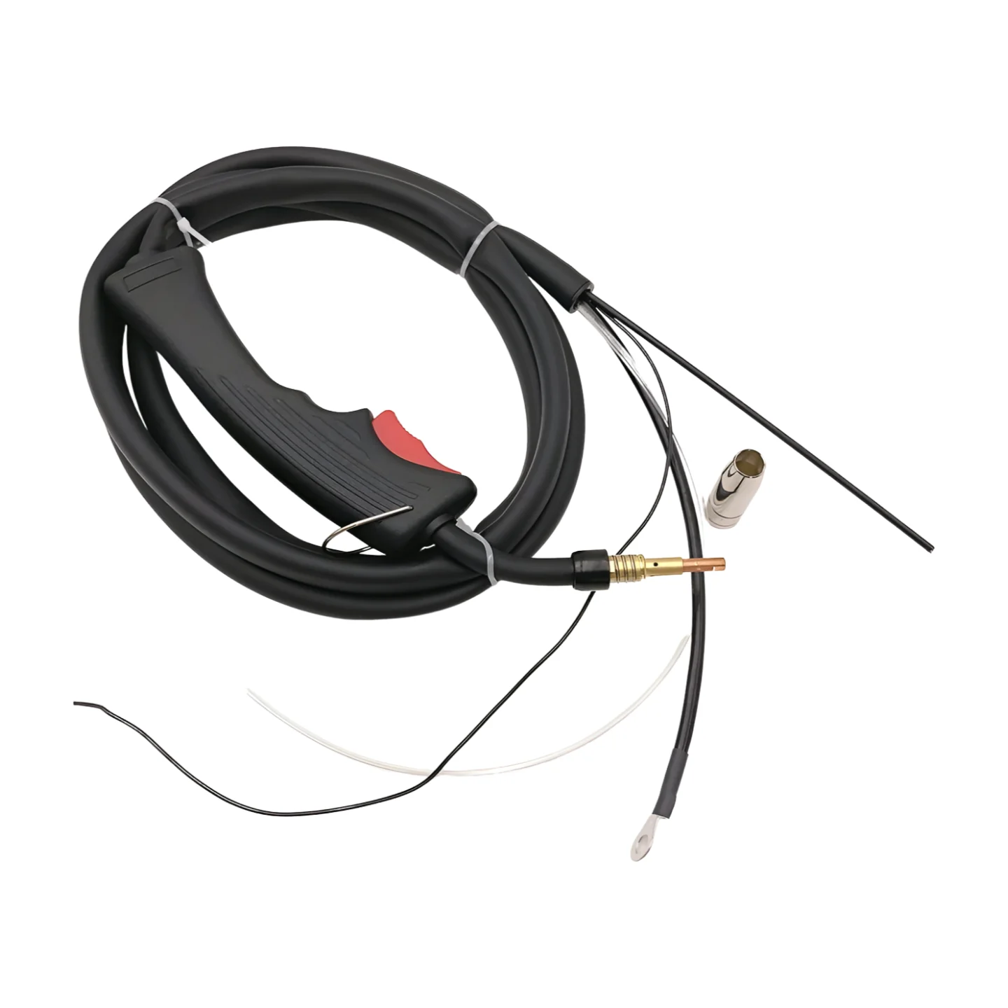 One Trigger Wire MIG Welding Torch With Gas Value Push Euro Eun Neck 15AK 100E QTB-100AF NV-100-E 2.5meters