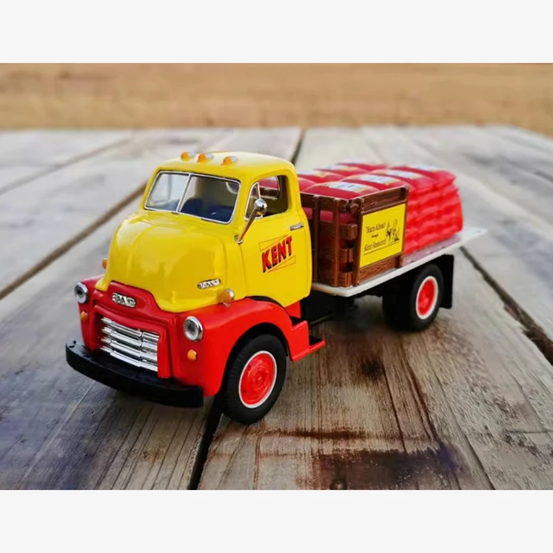

FIRST GEAR Diecast 1:34 Scale 1952 GMC Transport Truck Alloy Truck Model Collection Souvenir Ornaments Static Display Gift Toy