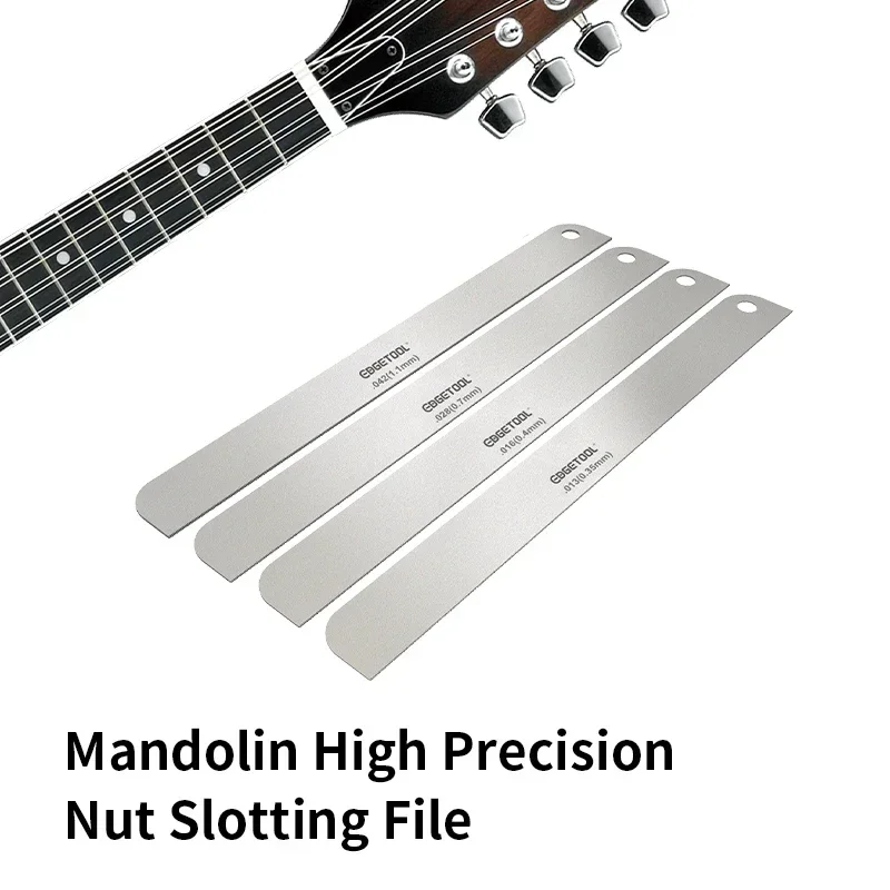 

Mandolin String Action Adjustment Repair Making Tool Gauge Nut Slot File Set