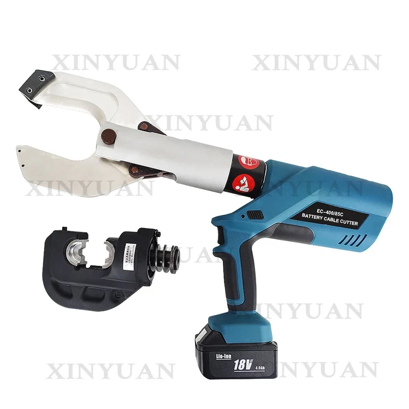 2-in-1 Battery Press Tool EZ-400/85C – Battery Powered, Efficient Hydraulic System for Cutting & Crimping