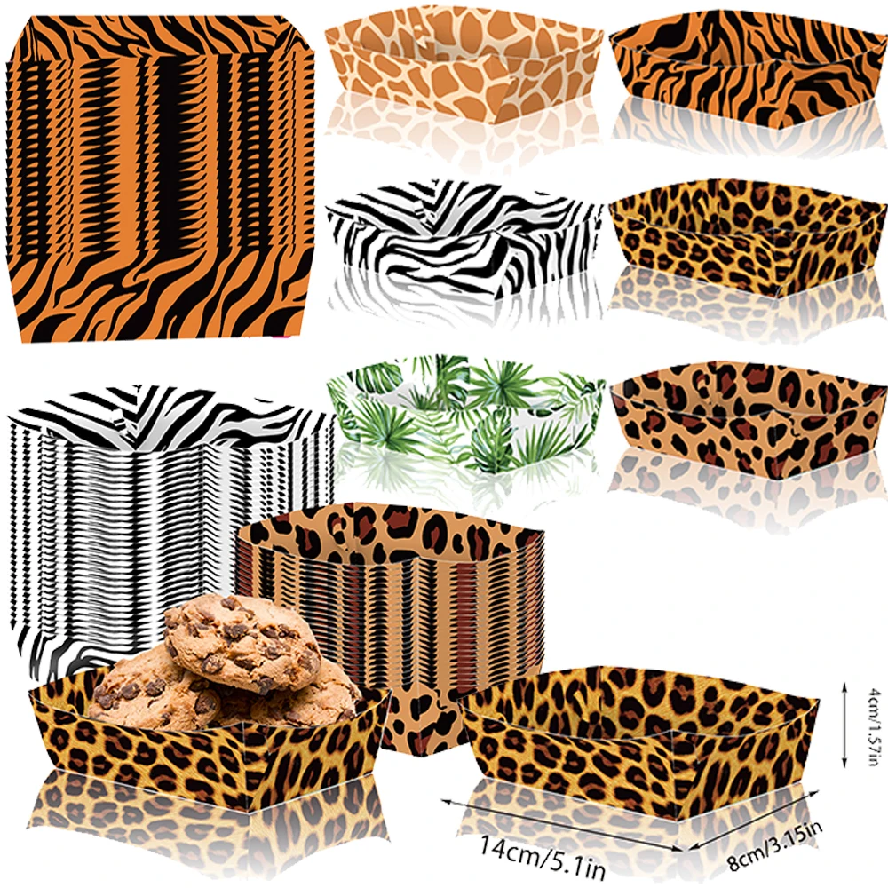 Food Snacks For Baby Shower - 6-36pcs Jungle Safari Theme Food Trays