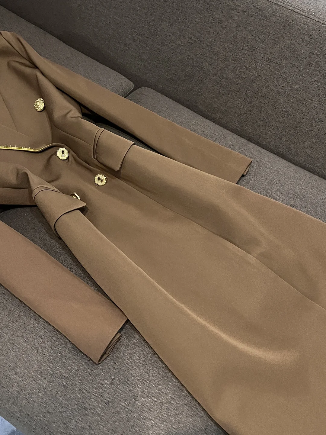 Ele Pure Color Patchwork Winter Suit Jaet for Women Faionable High-End Feeling Office Wear Long Sve Straight Cut