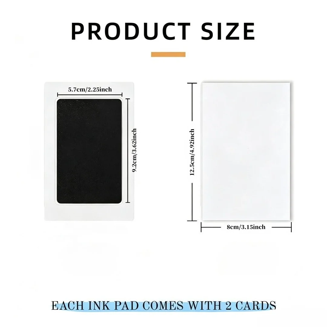 Dog and cat paw print set, ink free pet paw print, 2piece set, clean touch, pet free from dirt and baby footprints set, souvenir